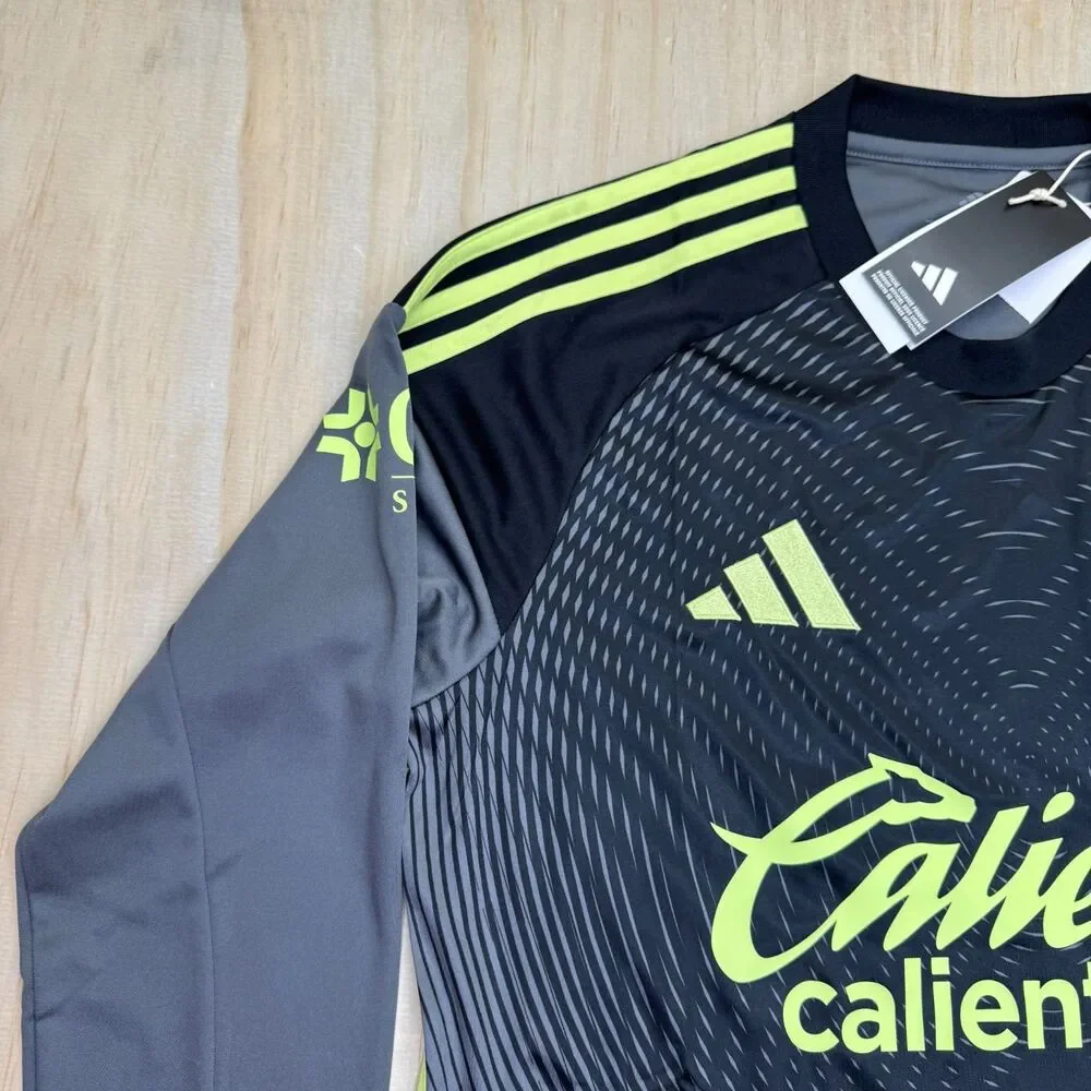 NEW Club America adidas 25/26 Long Sleeve Goalkeeper Jersey Black MD JN8623